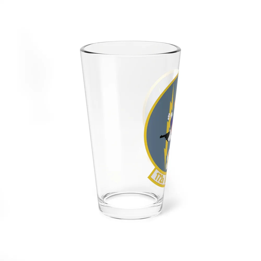 172d Airlift Squadron (U.S. Air Force) Pint Glass 16oz-Go Mug Yourself