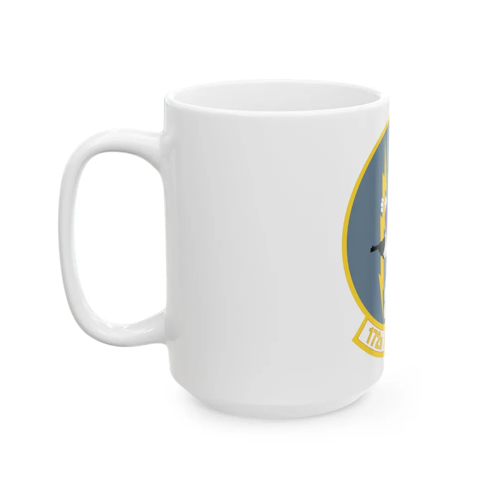 172d Airlift Squadron (U.S. Air Force) White Coffee Mug-Go Mug Yourself