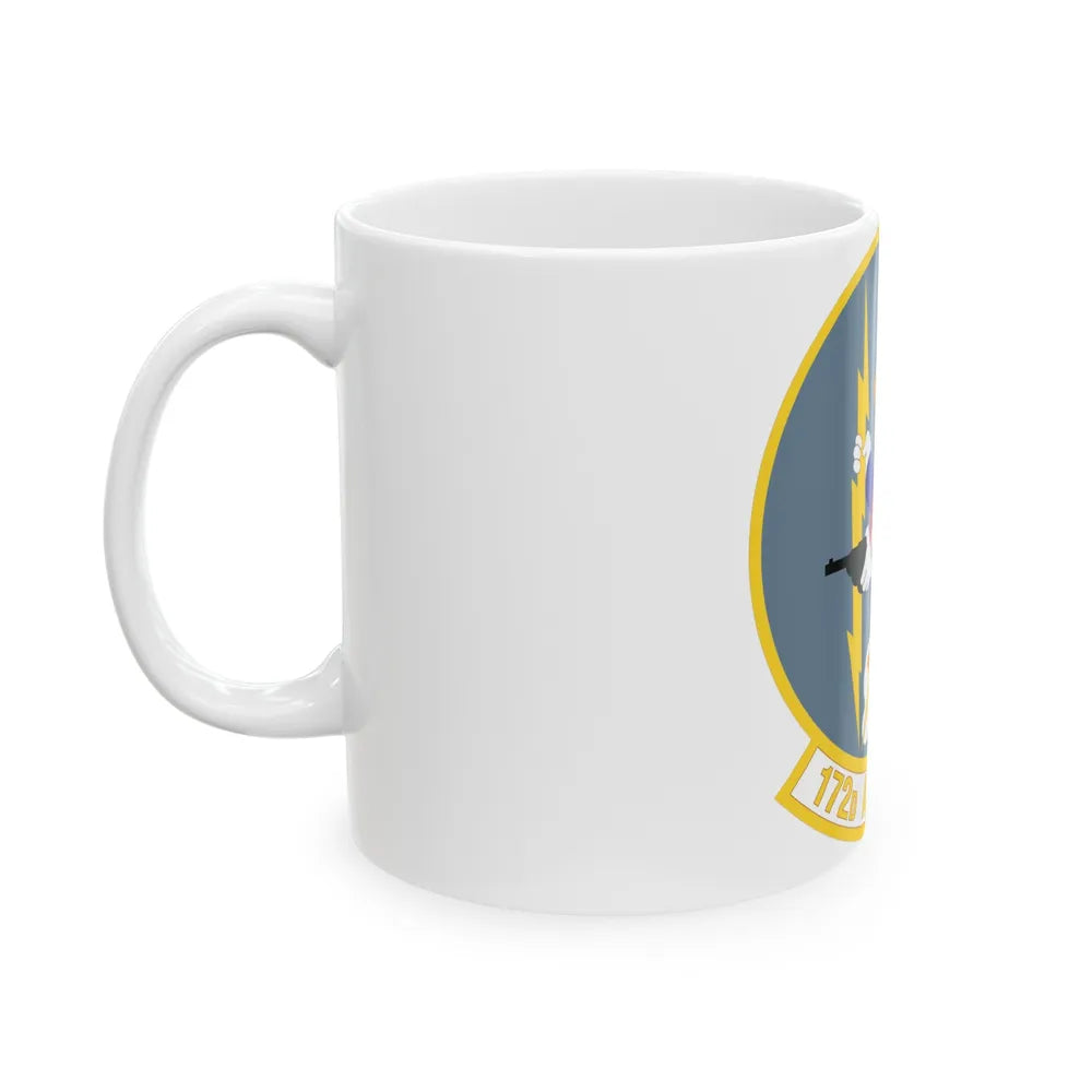 172d Airlift Squadron (U.S. Air Force) White Coffee Mug-Go Mug Yourself