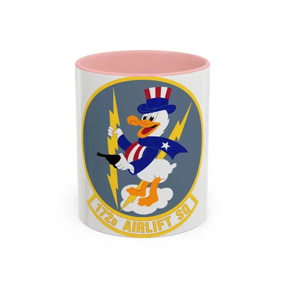 172d Airlift Squadron (U.S. Air Force) Accent Coffee Mug 11oz Pink - Go Mug Yourself