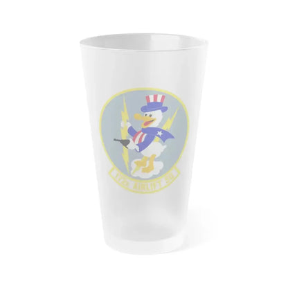 172d Airlift Squadron (U.S. Air Force) Frosted Pint Glass 16oz 16oz Frosted - Go Mug Yourself
