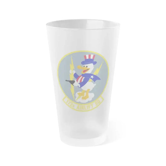 172d Airlift Squadron (U.S. Air Force) Frosted Pint Glass 16oz 16oz Frosted - Go Mug Yourself