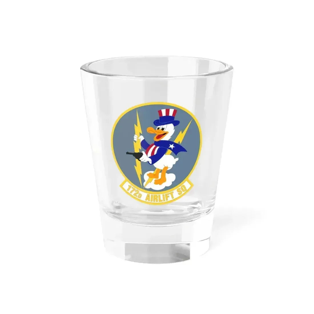 172d Airlift Squadron (U.S. Air Force) Shot Glass 1.5oz 1.5oz - Go Mug Yourself