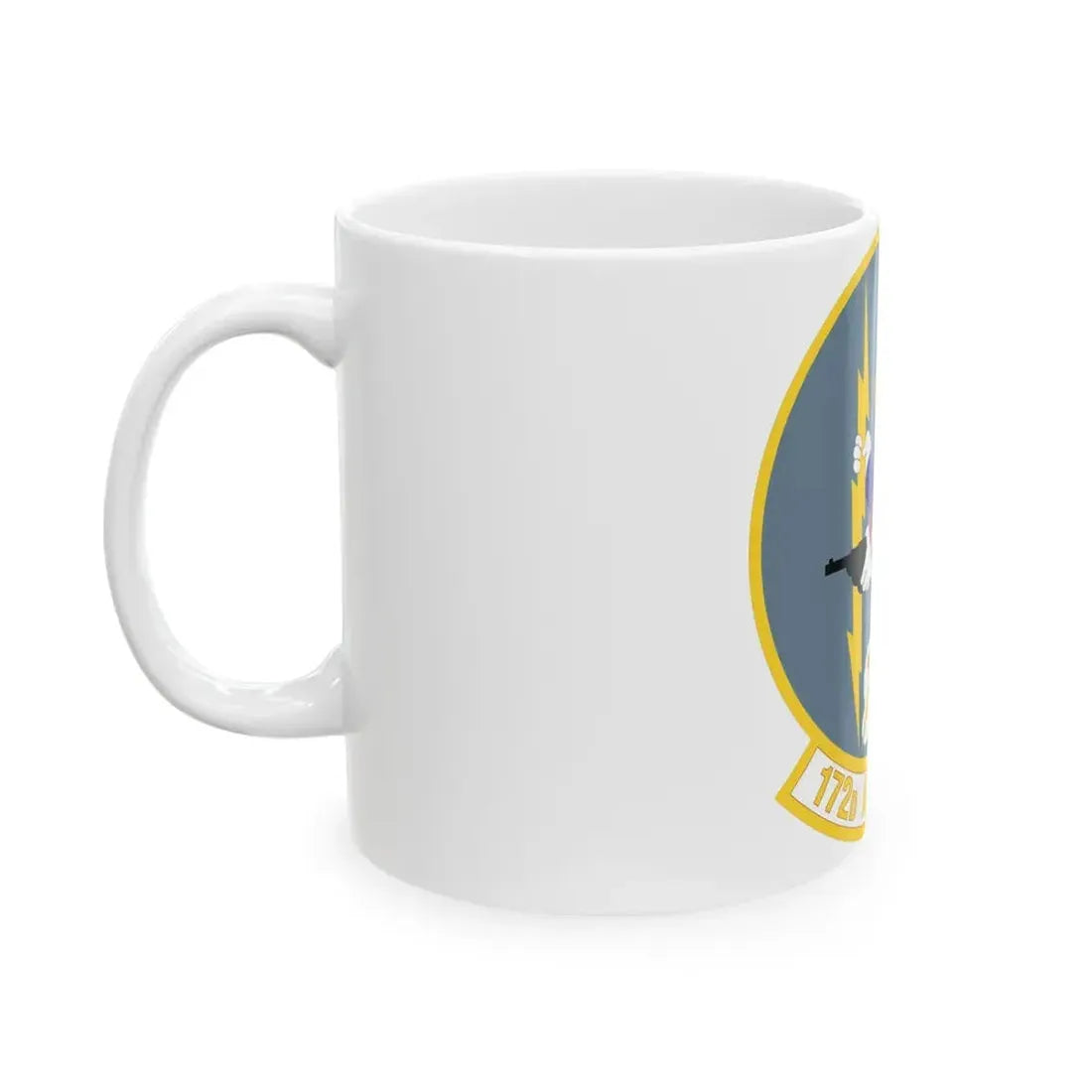 172d Airlift Squadron (U.S. Air Force) White Coffee Mug - Go Mug Yourself