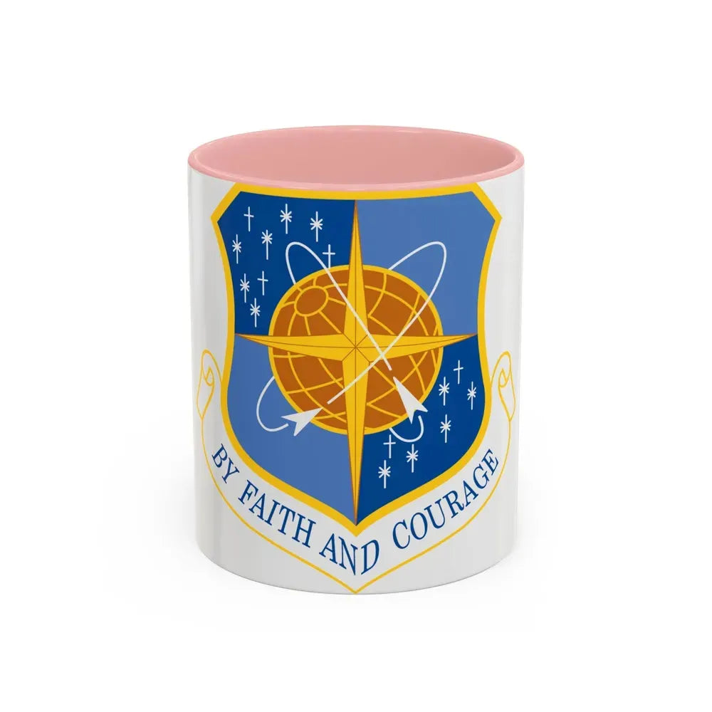 172d Airlift Wing (U.S. Air Force) Accent Coffee Mug 11oz Pink - Go Mug Yourself