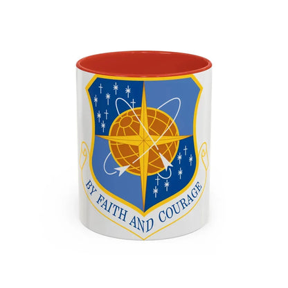 172d Airlift Wing (U.S. Air Force) Accent Coffee Mug 11oz Red - Go Mug Yourself