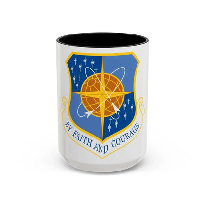 172d Airlift Wing (U.S. Air Force) Accent Coffee Mug 15oz Black - Go Mug Yourself