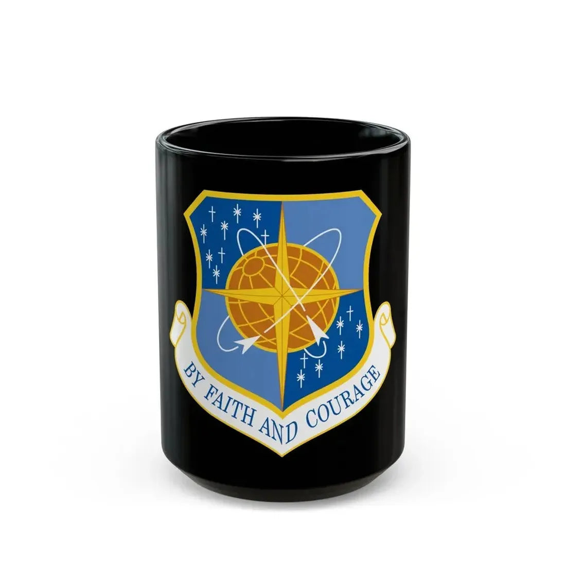 172d Airlift Wing (U.S. Air Force) Black Coffee Mug 15oz - Go Mug Yourself