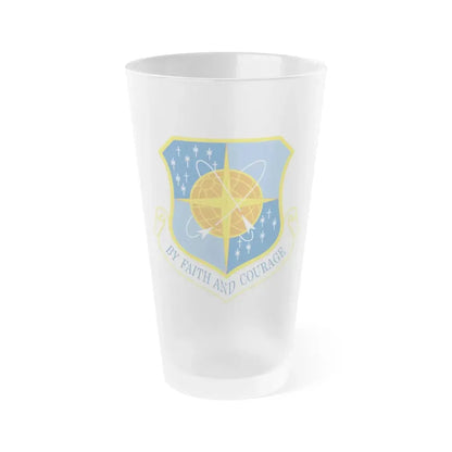 172d Airlift Wing (U.S. Air Force) Frosted Pint Glass 16oz 16oz Frosted - Go Mug Yourself