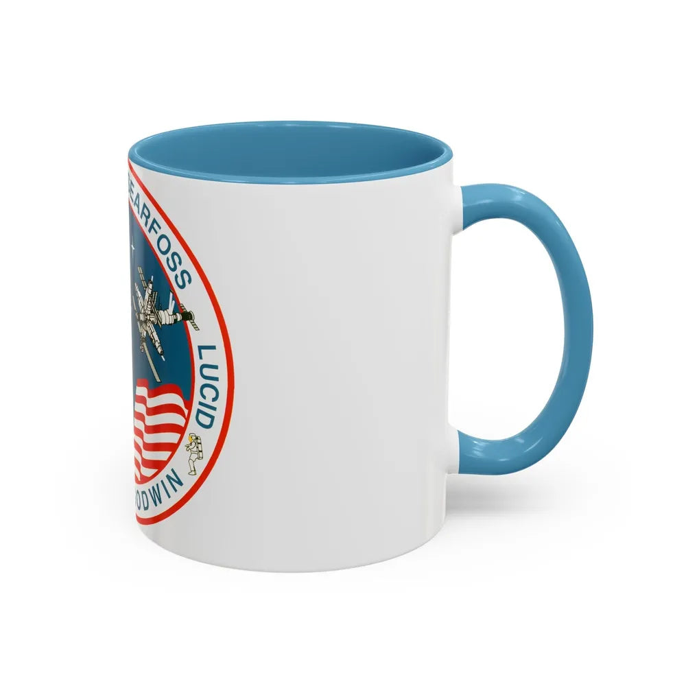 STS 76 (NASA) Accent Coffee Mug-Go Mug Yourself