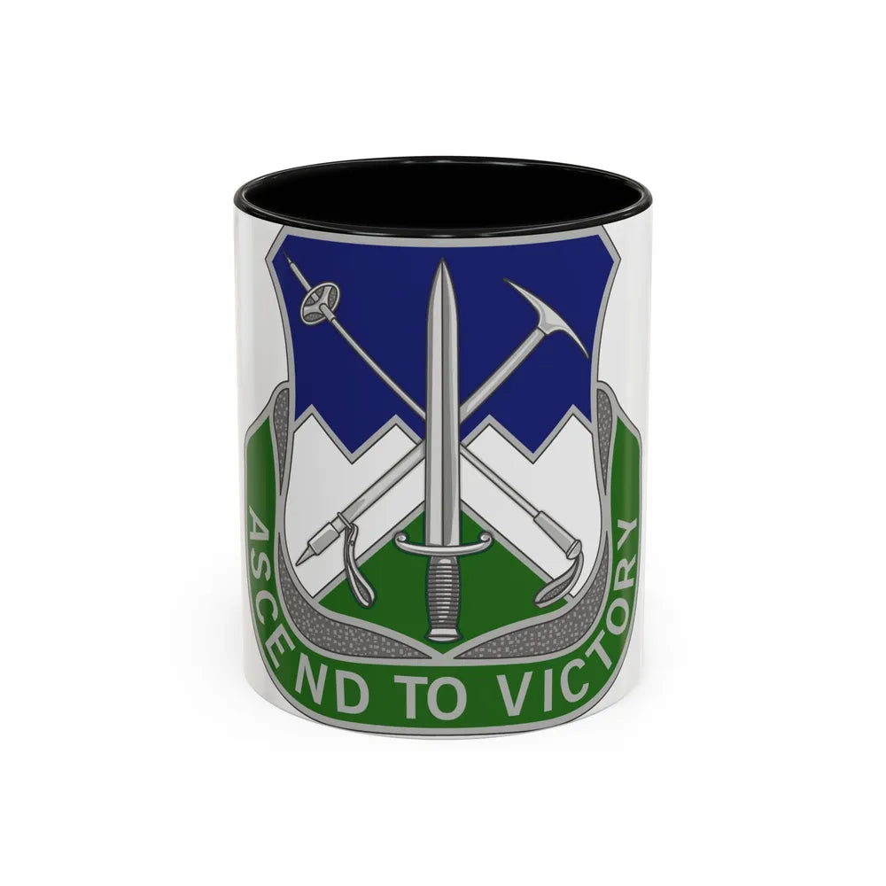 172nd Infantry Regiment (U.S. Army) Accent Coffee Mug-11oz-Black-Go Mug Yourself