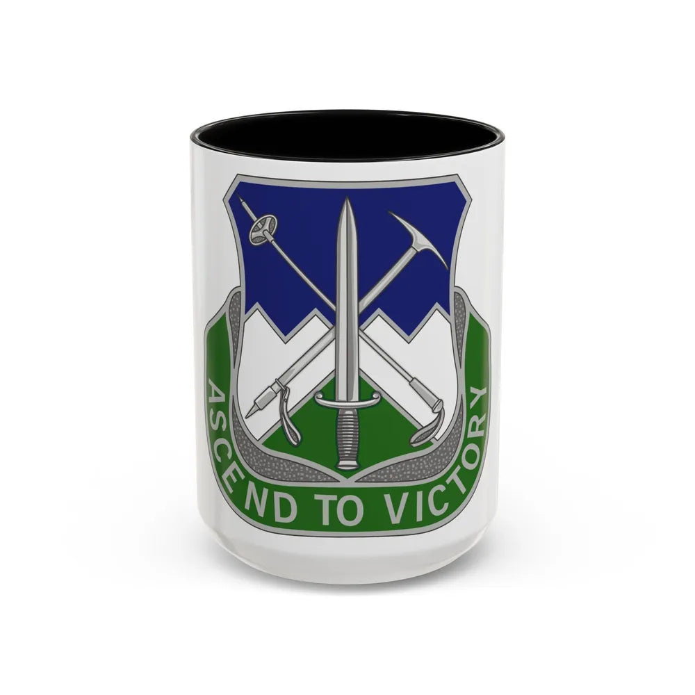 172nd Infantry Regiment (U.S. Army) Accent Coffee Mug-15oz-Black-Go Mug Yourself