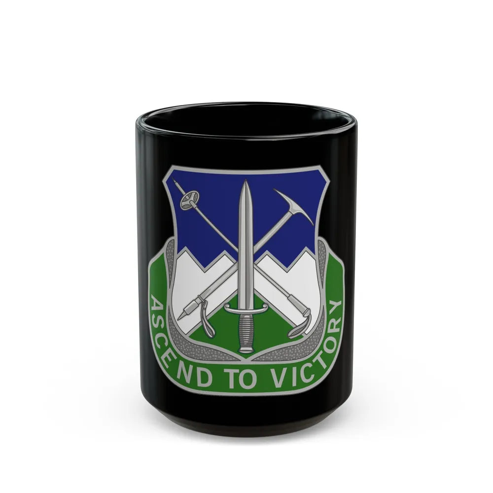 172nd Infantry Regiment (U.S. Army) Black Coffee Mug-15oz-Go Mug Yourself