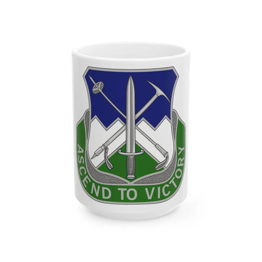 172nd Infantry Regiment (U.S. Army) White Coffee Mug-15oz-Go Mug Yourself