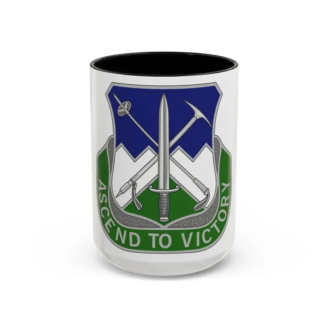 172nd Infantry Regiment (U.S. Army) Accent Coffee Mug 15oz Black - Go Mug Yourself