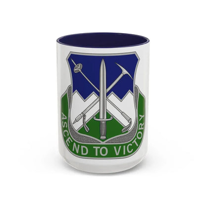 172nd Infantry Regiment (U.S. Army) Accent Coffee Mug 15oz Navy - Go Mug Yourself