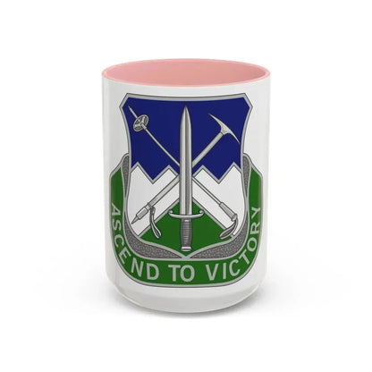 172nd Infantry Regiment (U.S. Army) Accent Coffee Mug 15oz Pink - Go Mug Yourself