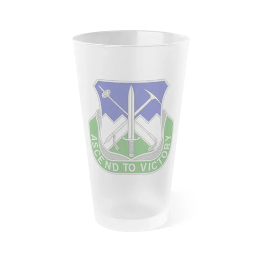 172nd Infantry Regiment (U.S. Army) Frosted Pint Glass 16oz Default Title - Go Mug Yourself