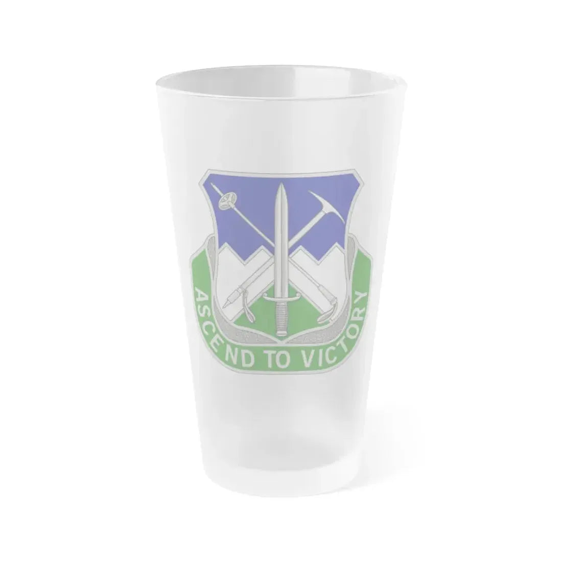 172nd Infantry Regiment (U.S. Army) Frosted Pint Glass 16oz Default Title - Go Mug Yourself