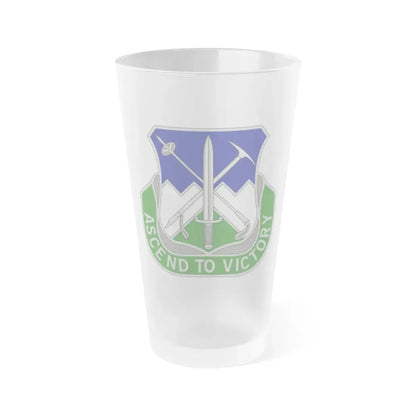 172nd Infantry Regiment (U.S. Army) Frosted Pint Glass 16oz Default Title - Go Mug Yourself