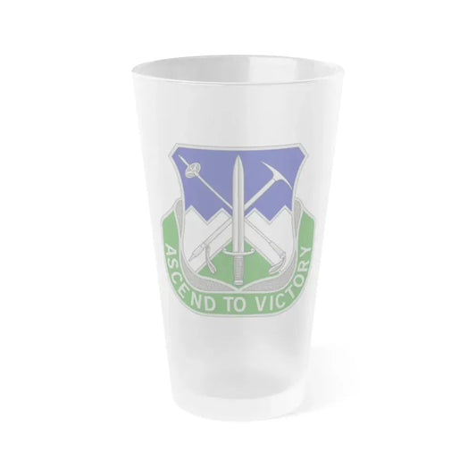 172nd Infantry Regiment (U.S. Army) Frosted Pint Glass 16oz Default Title - Go Mug Yourself