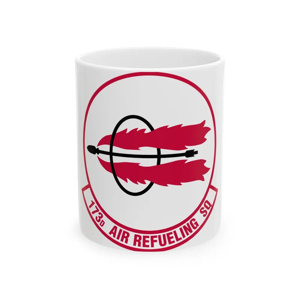 173 Air Refueling Squadron (U.S. Air Force) White Coffee Mug-11oz-Go Mug Yourself