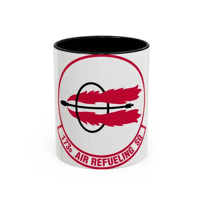 173 Air Refueling Squadron (U.S. Air Force) Accent Coffee Mug 11oz Black - Go Mug Yourself