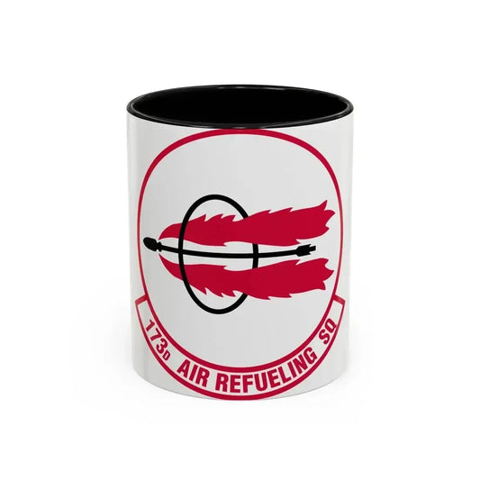 173 Air Refueling Squadron (U.S. Air Force) Accent Coffee Mug 11oz Black - Go Mug Yourself