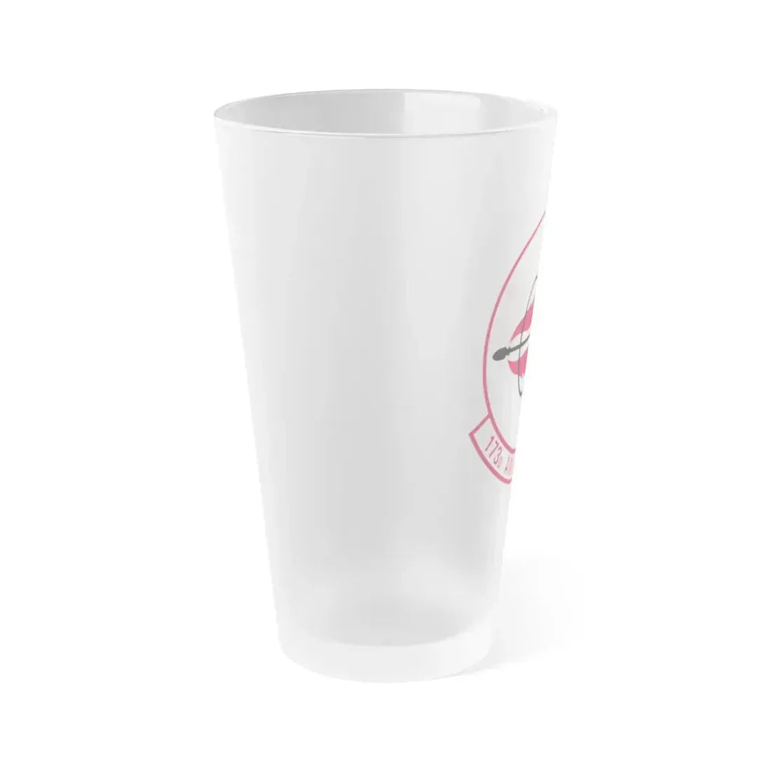 173 Air Refueling Squadron (U.S. Air Force) Frosted Pint Glass 16oz - Go Mug Yourself