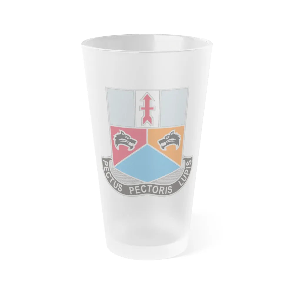 173 Engineer Battalion 2 (U.S. Army) Frosted Pint Glass 16oz-Go Mug Yourself