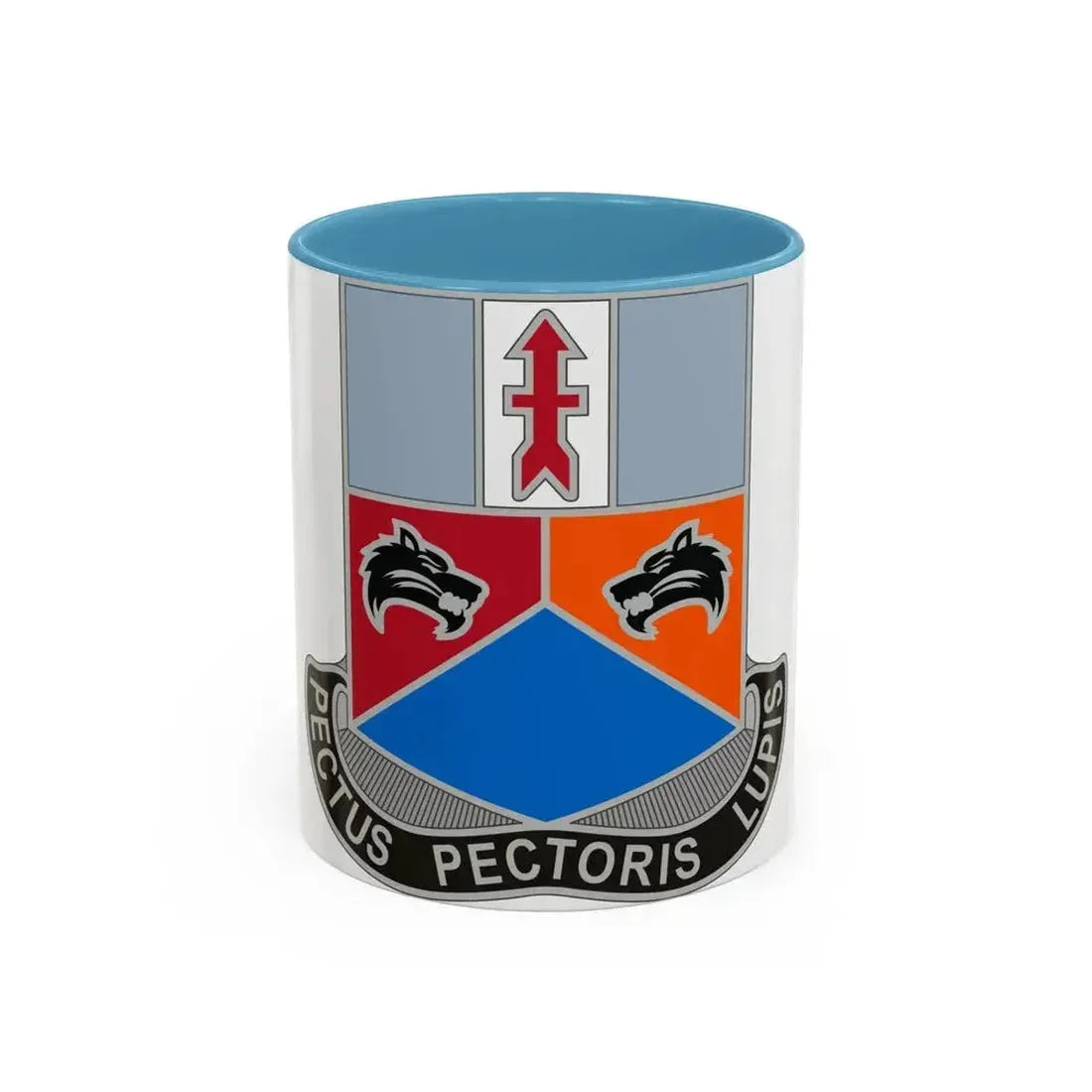 173 Engineer Battalion 2 (U.S. Army) Accent Coffee Mug 11oz Light Blue - Go Mug Yourself