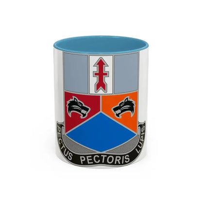 173 Engineer Battalion 2 (U.S. Army) Accent Coffee Mug 11oz Light Blue - Go Mug Yourself