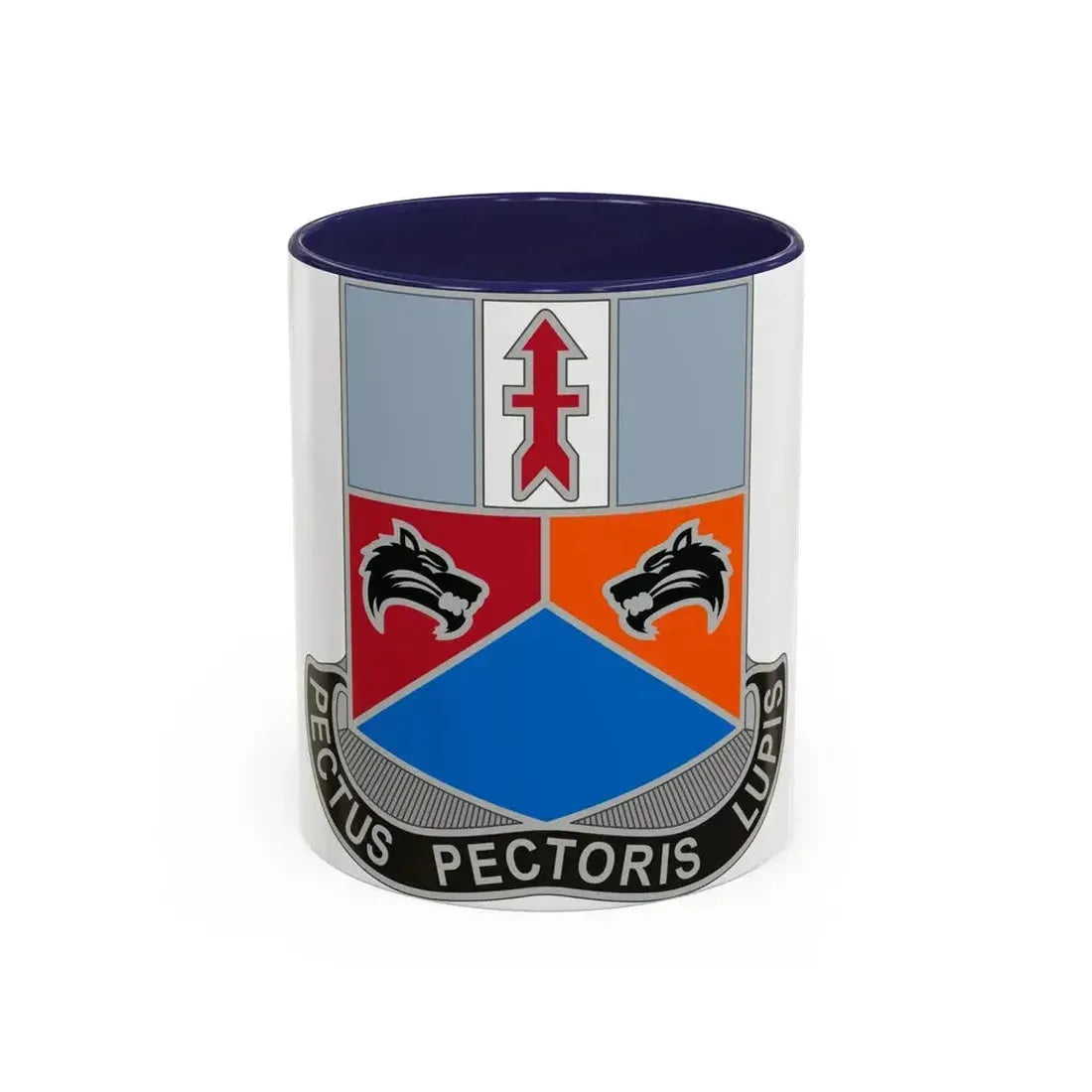 173 Engineer Battalion 2 (U.S. Army) Accent Coffee Mug 11oz Navy - Go Mug Yourself