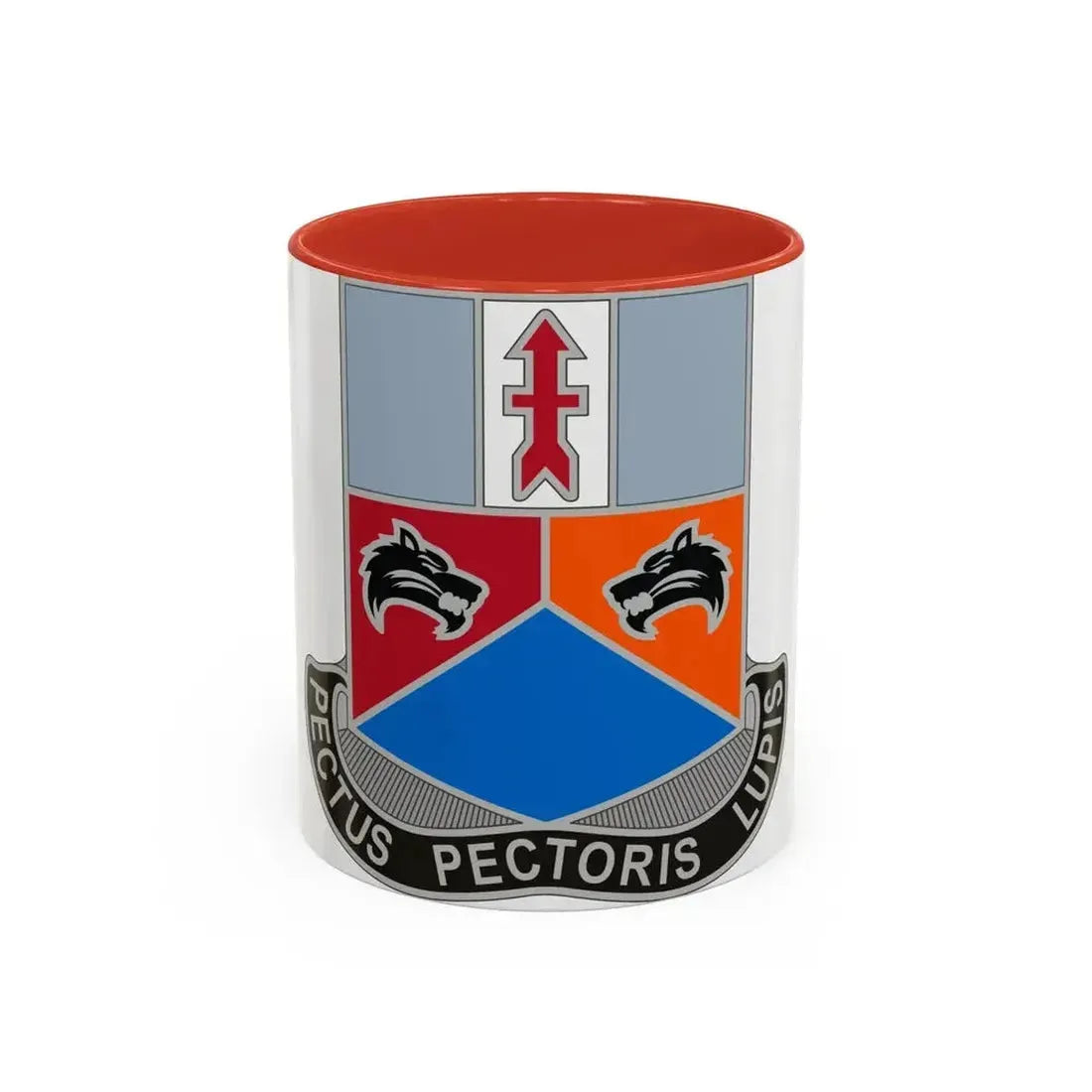 173 Engineer Battalion 2 (U.S. Army) Accent Coffee Mug 11oz Red - Go Mug Yourself