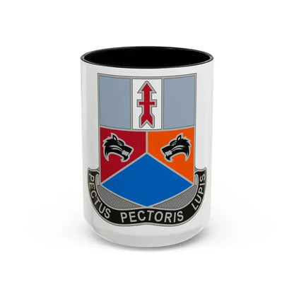 173 Engineer Battalion 2 (U.S. Army) Accent Coffee Mug 15oz Black - Go Mug Yourself