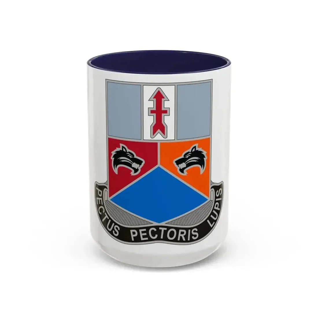 173 Engineer Battalion 2 (U.S. Army) Accent Coffee Mug 15oz Navy - Go Mug Yourself