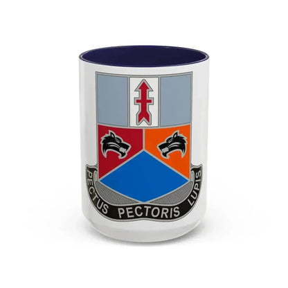 173 Engineer Battalion 2 (U.S. Army) Accent Coffee Mug 15oz Navy - Go Mug Yourself