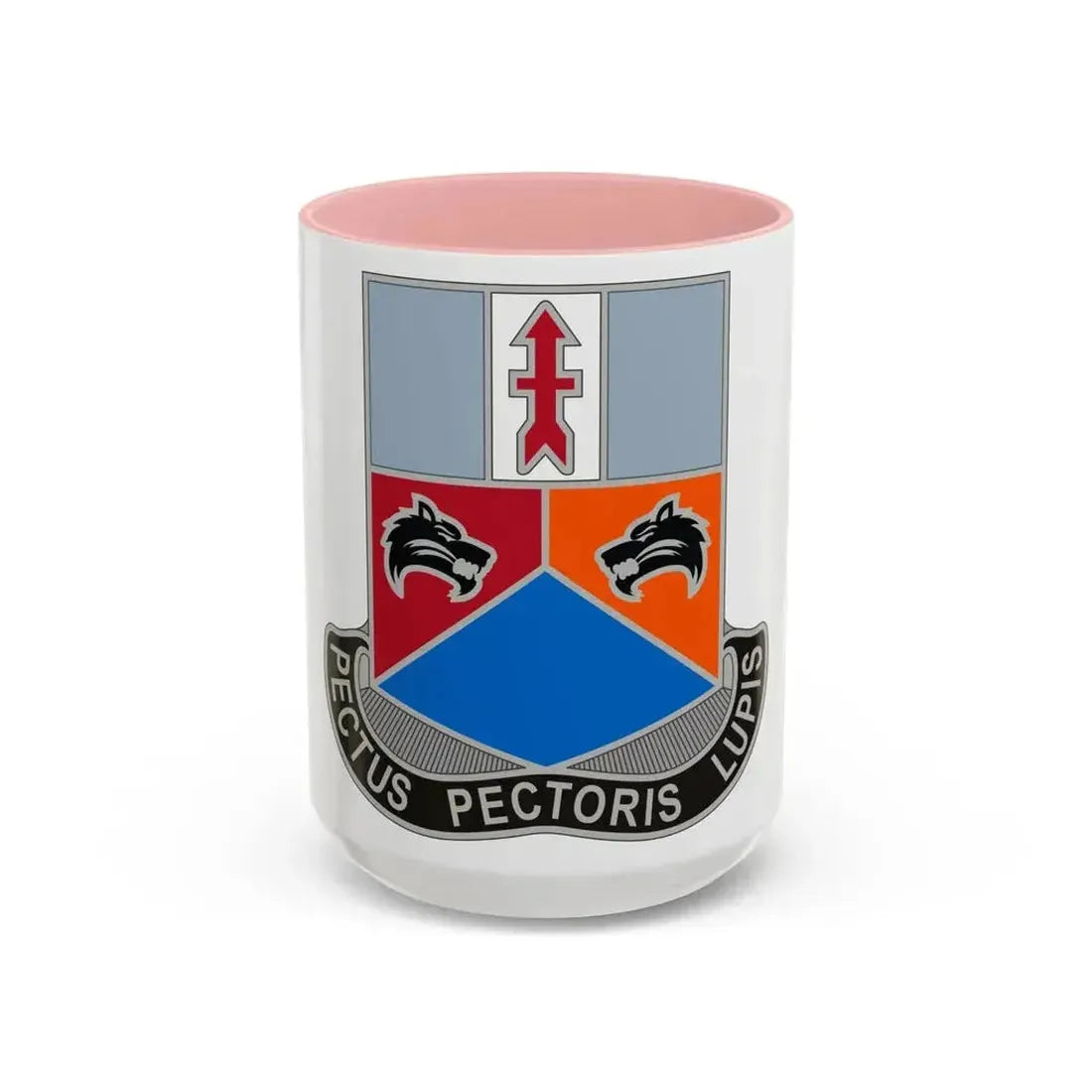 173 Engineer Battalion 2 (U.S. Army) Accent Coffee Mug 15oz Pink - Go Mug Yourself