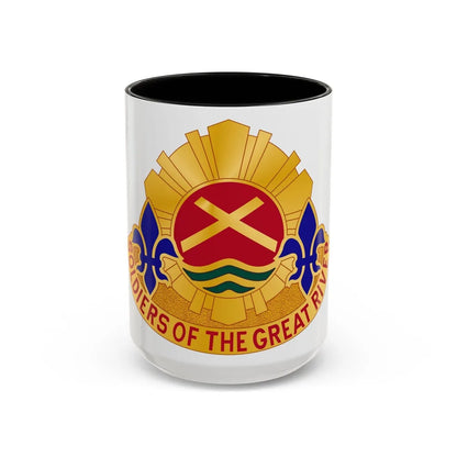 173 Engineer Battalion (U.S. Army) Accent Coffee Mug-15oz-Black-Go Mug Yourself