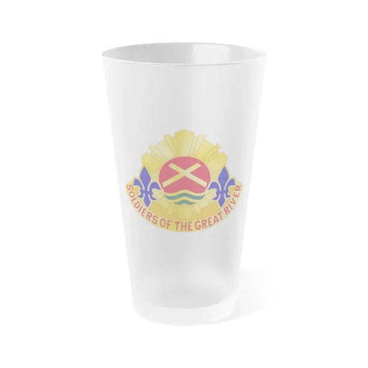 173 Engineer Battalion (U.S. Army) Frosted Pint Glass 16oz Default Title - Go Mug Yourself