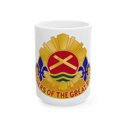 173 Engineer Battalion (U.S. Army) White Coffee Mug 15oz - Go Mug Yourself