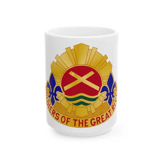 173 Engineer Battalion (U.S. Army) White Coffee Mug 15oz - Go Mug Yourself