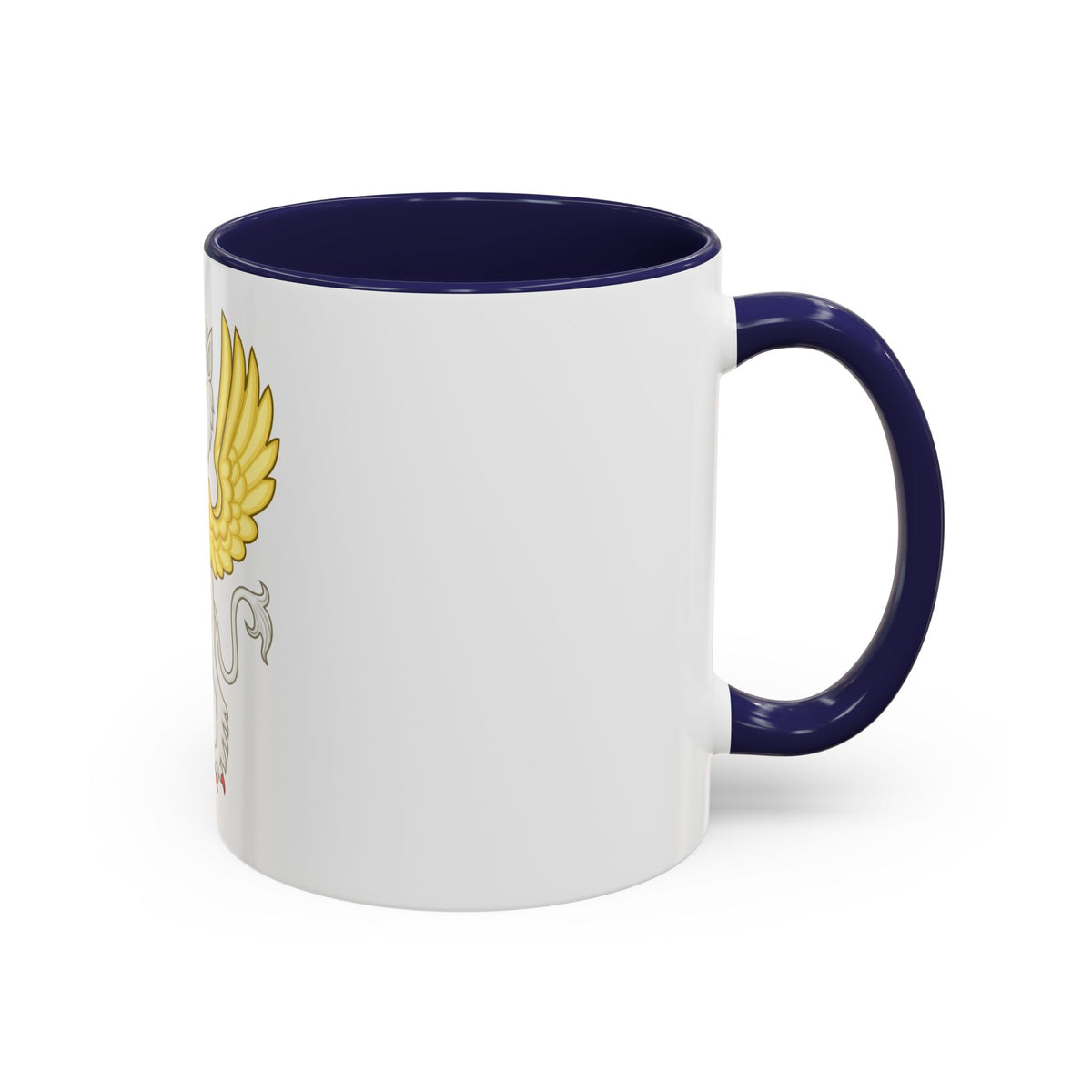 Gryphon Badge of Edward III - Accent Coffee Mug