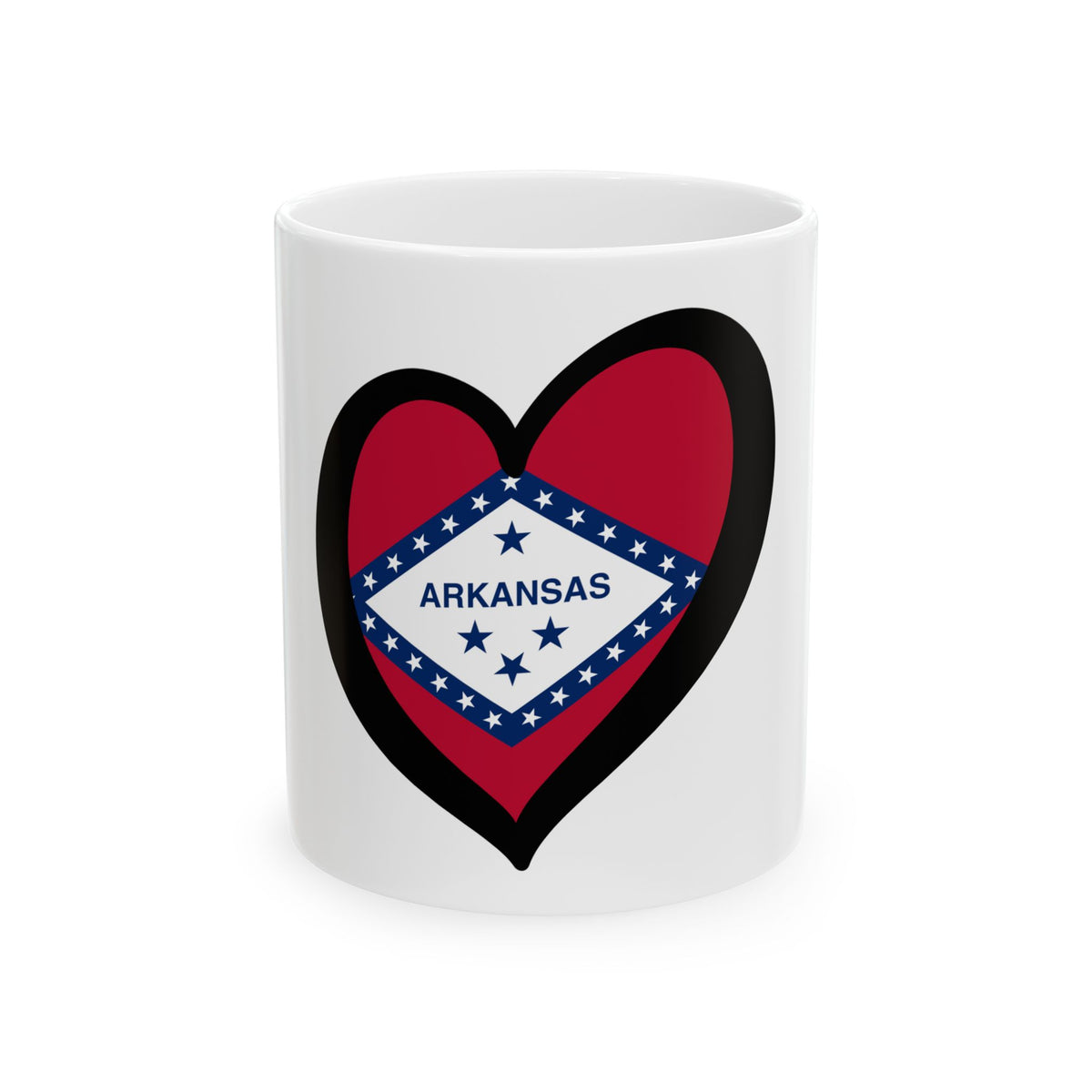 EuroArkansas (United States) White Coffee Mug