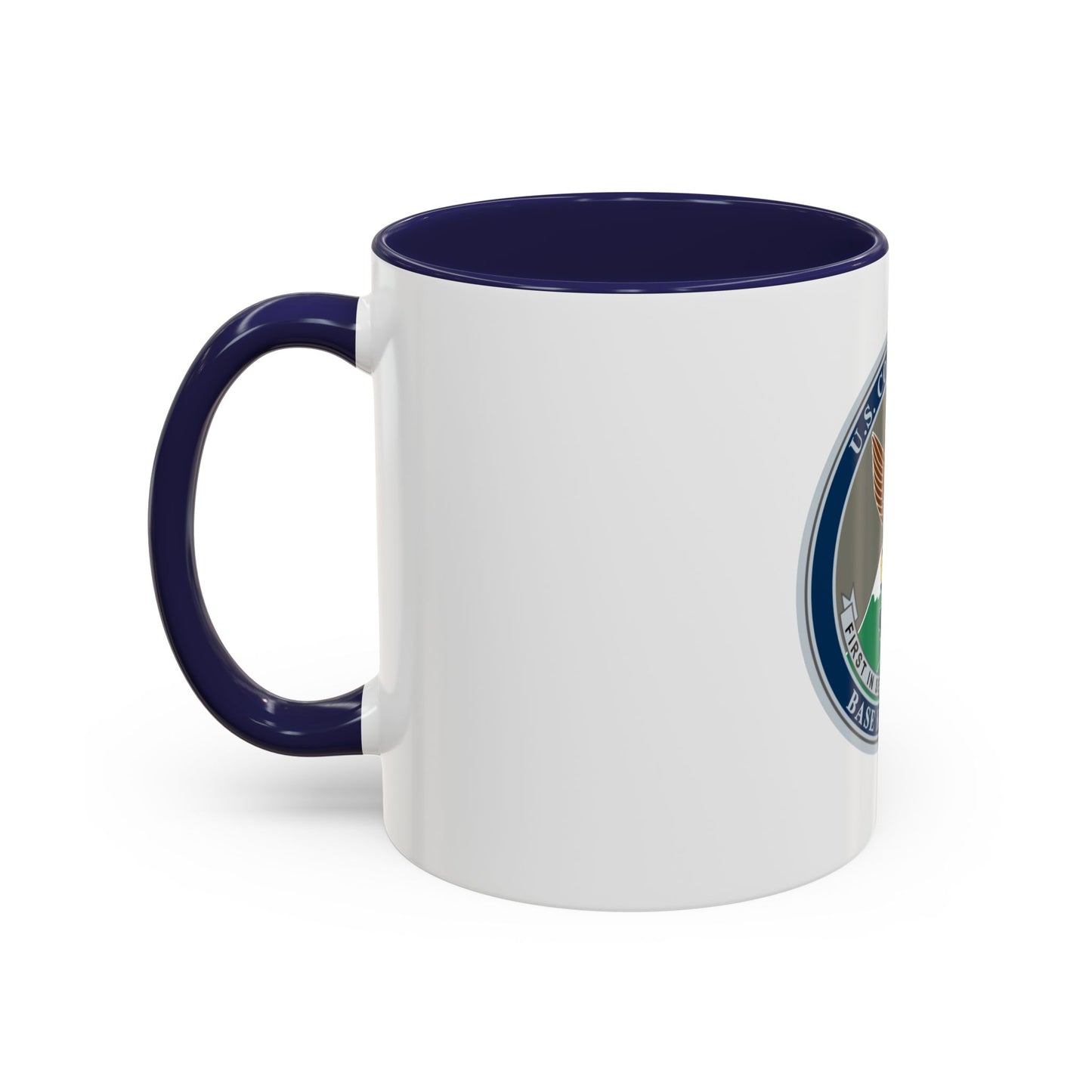 USCG Base Ketchikan (U.S. Coast Guard) Accent Coffee Mug