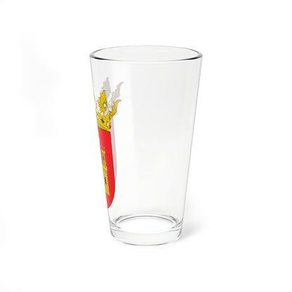 Escudo de Atzeneta del Maestrat (Spain) (Coat of Arms) Pint Glass 16oz