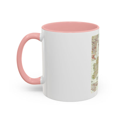 British Isles (1958) (Map) Accent Coffee Mug