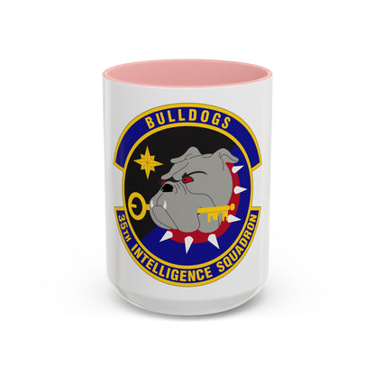 35 Intelligence Squadron AFISRA (U.S. Air Force) Accent Coffee Mug