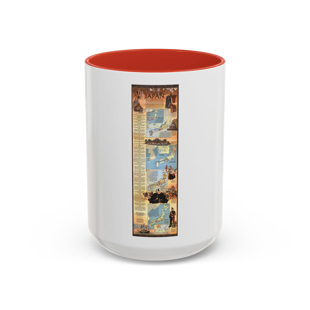 Japan - Historical (1984) (Map) Accent Coffee Mug