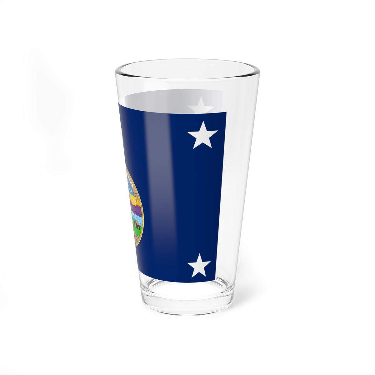 Standard of the Governor of Kansas pre-1961 (United States) Pint Glass 16oz